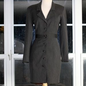 Nicole Miller Button Down Wool Dress